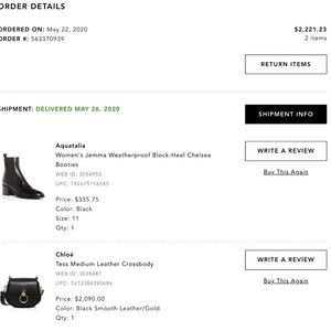 CHLOÉ Medium Tess Leather Crossbody- Black